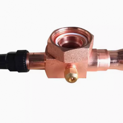 Air conditioning compressor exhaust valve Liquid reservoir Angle valve V01234V56789
